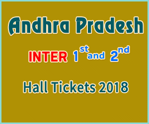AP Inter 1st and 2nd year supply Hall tickets 2018
