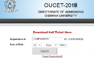 Osmania University Center For Distance Education MCA 1st To 3rd Year Aug 2018 Exam Hall Tickets