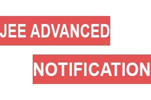 jee advanced notification