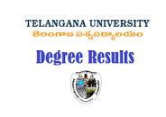 Telangana University UG Results 
