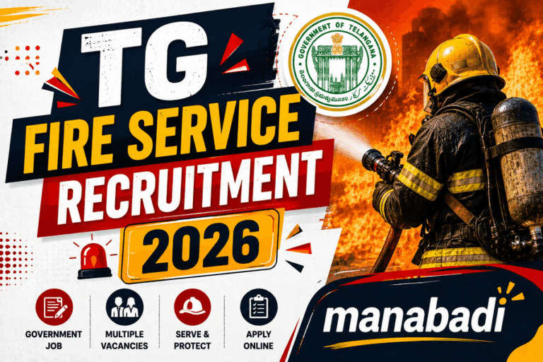 TG Fire Service Recruitment 2026: 790 Vacancies, Eligibility, Dates, Selection Process and Apply Online