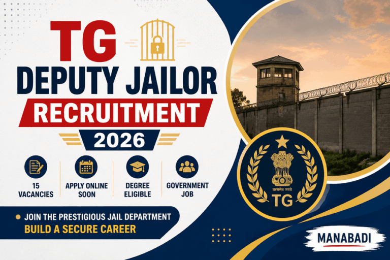 TSLPRB Deputy Jailor Recruitment 2026: 15 Vacancies, Eligibility, Salary, Application Dates