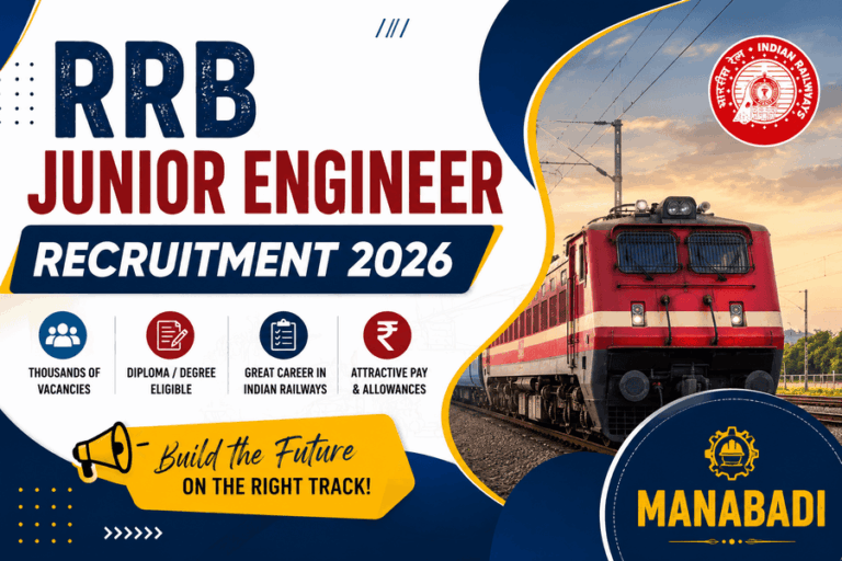 RRB Junior Engineer Recruitment 2026: Notification, 3,993 Vacancies, Eligibility, Exam Pattern, Salary & Important Dates