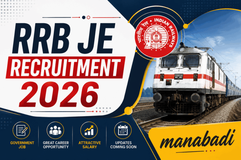 RRB JE Recruitment 2026: 4,098 Vacancies, Apply Online Date, Eligibility & Exam Pattern