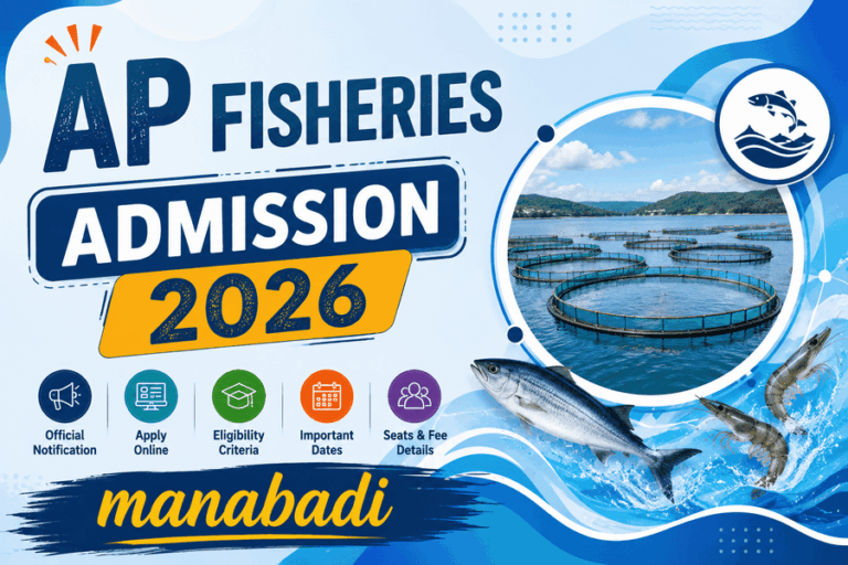 AP Fisheries B.F.Sc Admission 2026: Notification Released, Apply Online
