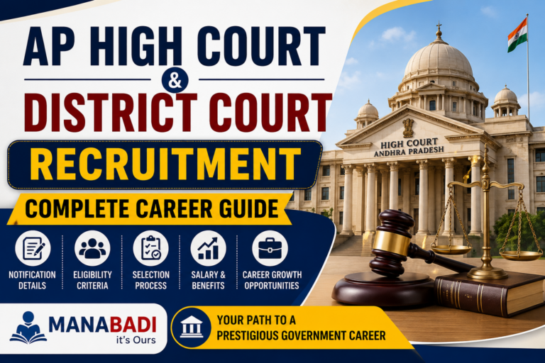 AP High Court & District Court Recruitment: Complete Career Guide at Manabadi
