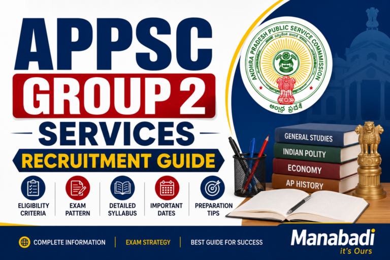 APPSC Group 2 Services Recruitment Guide at Manabadi