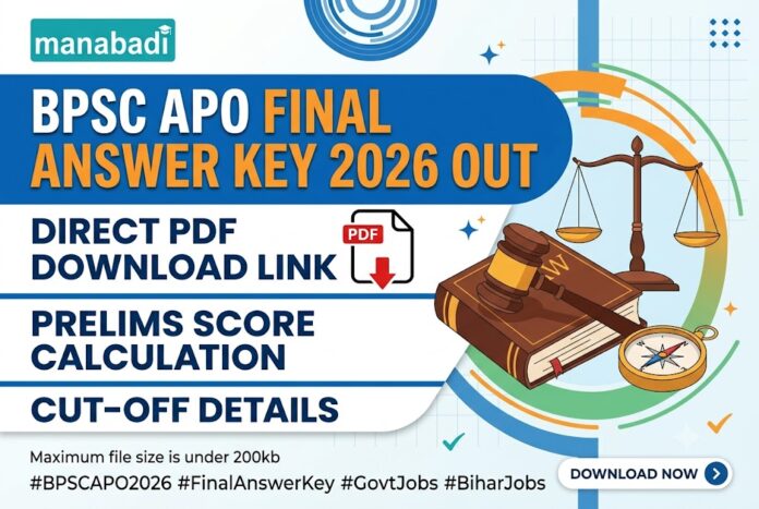 BPSC APO Final Answer Key out